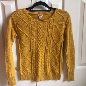 Mossimo supply company gold sweater